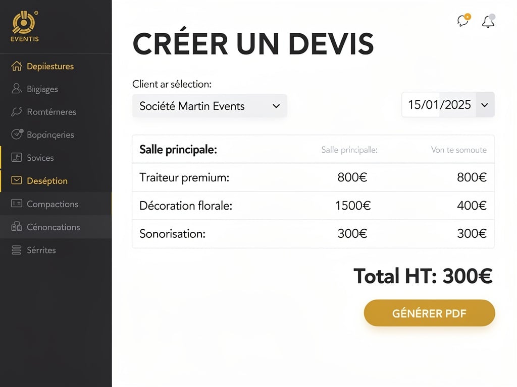 Créer un devis BeeCRM